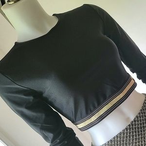 Forever 21 Long Sleeve Crop Top Size M